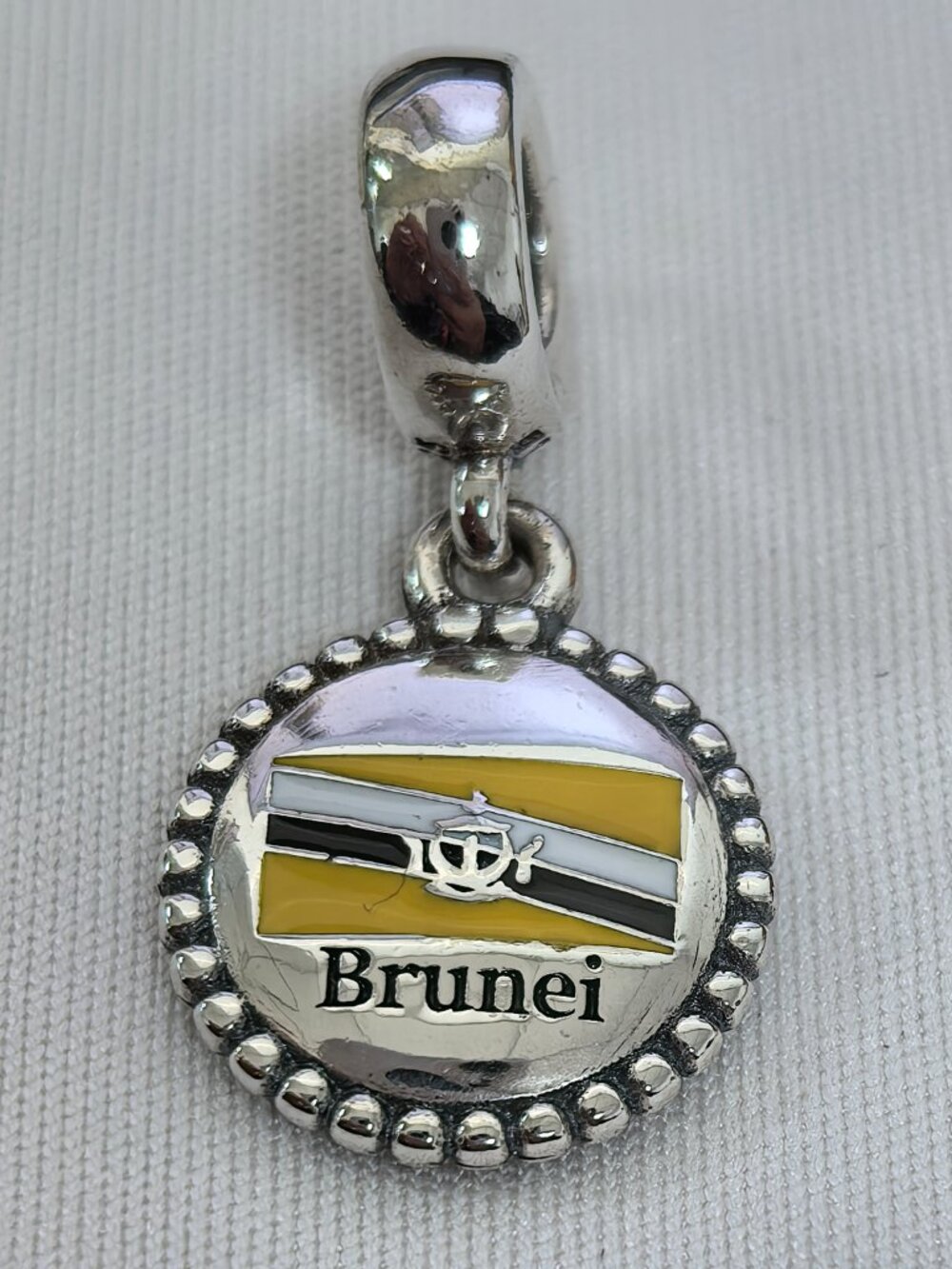 Pandora Brunei Exclusive Dangle Charm Pendant, S925 Silver Jewelry